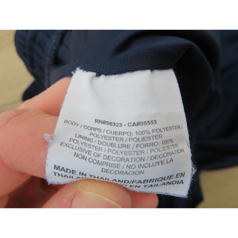 Vintage Nike Basketball Shorts Mens 2XL Shiny Dazzle Blue Baggy y2k Pockets Gym - Picture 9 of 9